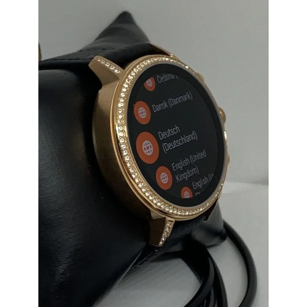 Fossil Gen 4 Authentic Digital Dial Smart Watch Custom Band FTW6015 QT771